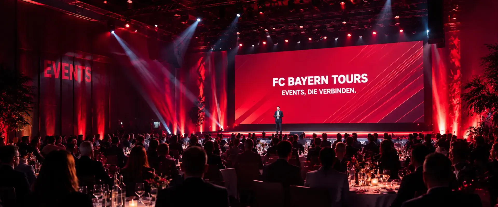 Veranstaltung von FC Bayern Tours mit Bühne, Präsentation und Gästen